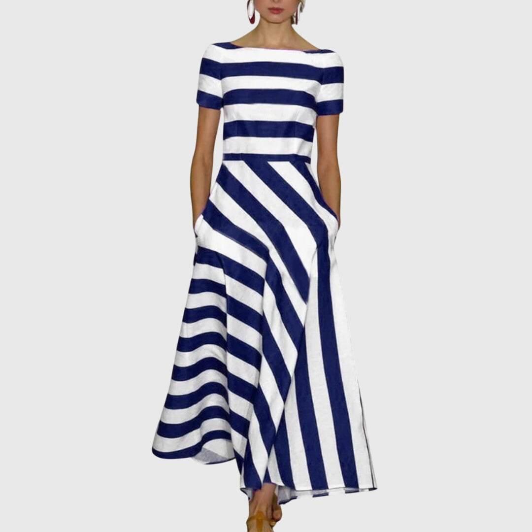 Stellavie™ | Gestreiftes Baumwollkleid