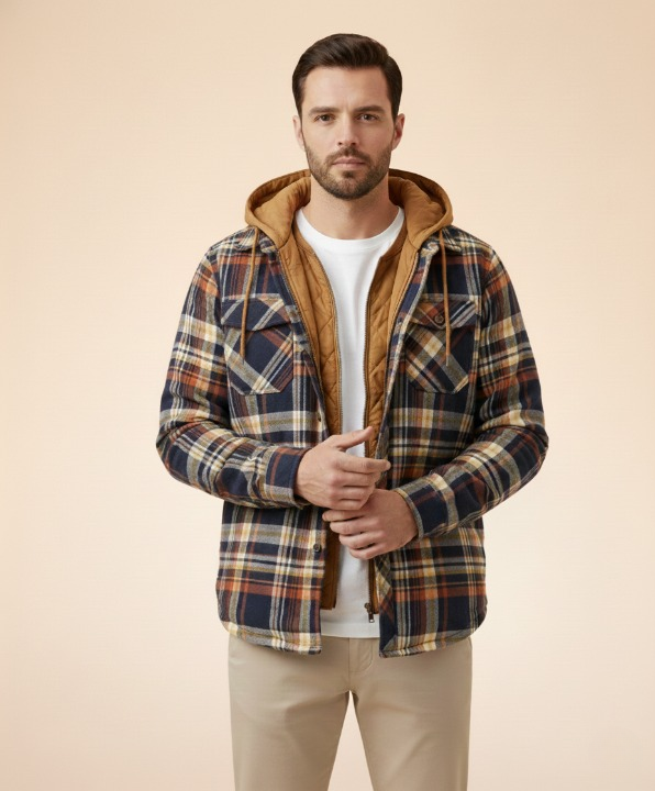Henrik | Stilvolle karierte Jacke