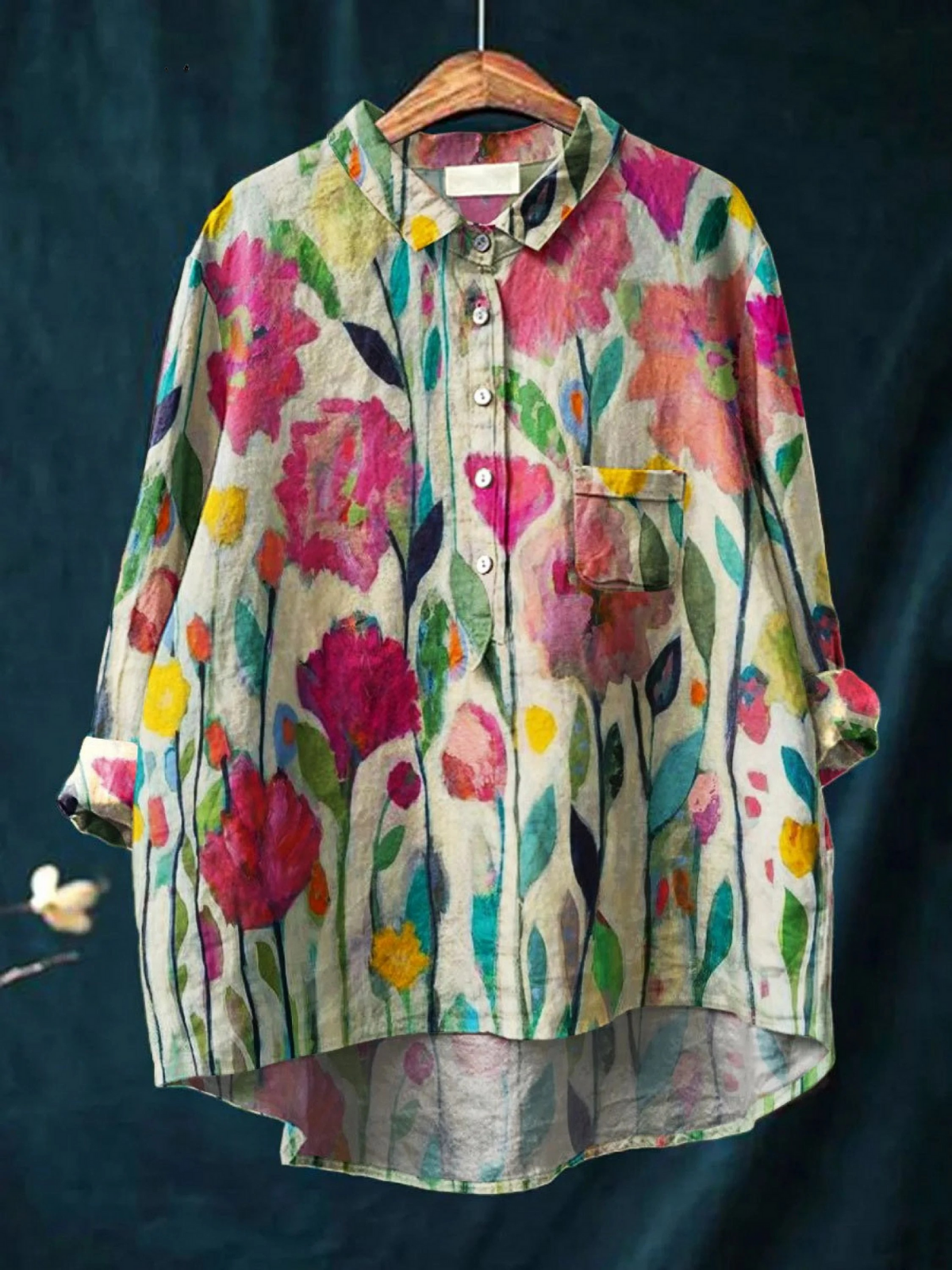 Aurelis™ | Damen Freizeitshirt mit Blumenprint