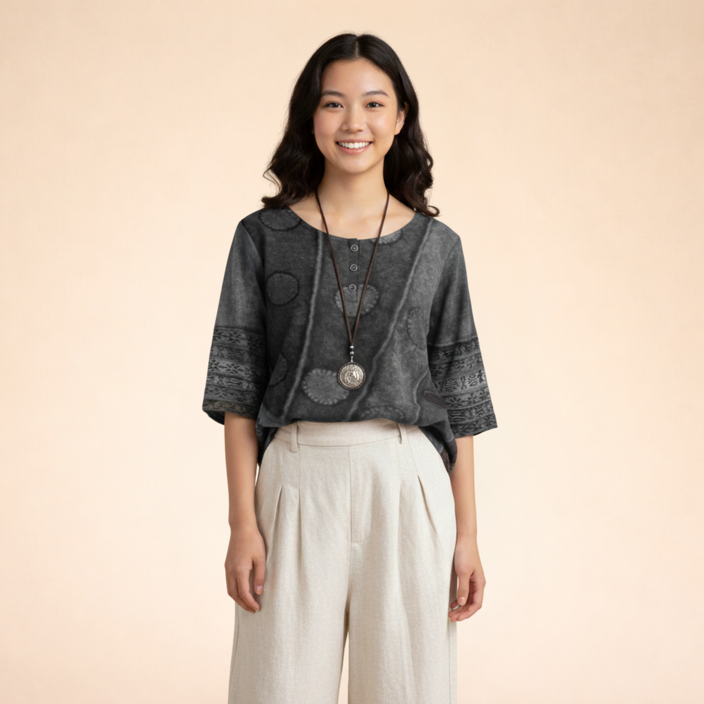 Katrin | Stilvolles und vielseitiges Boho-Oberteil