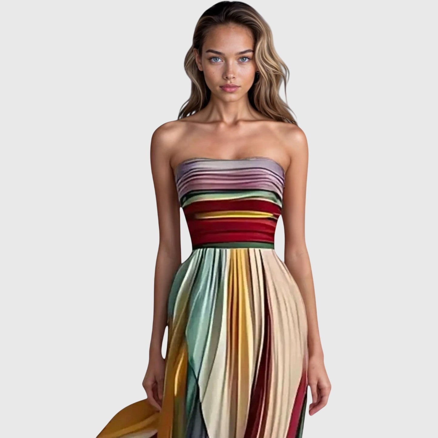 Nordhain™ | Langes Kleid mit lockerem Schnitt