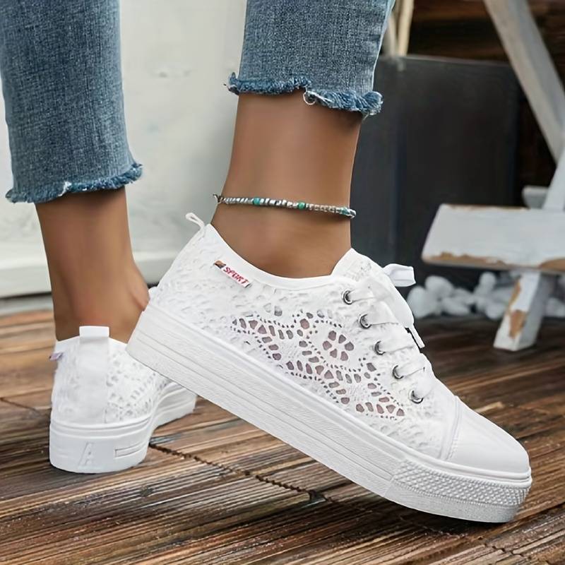 Amelie | Elegante Spitzen-Sneaker für modischen Komfort