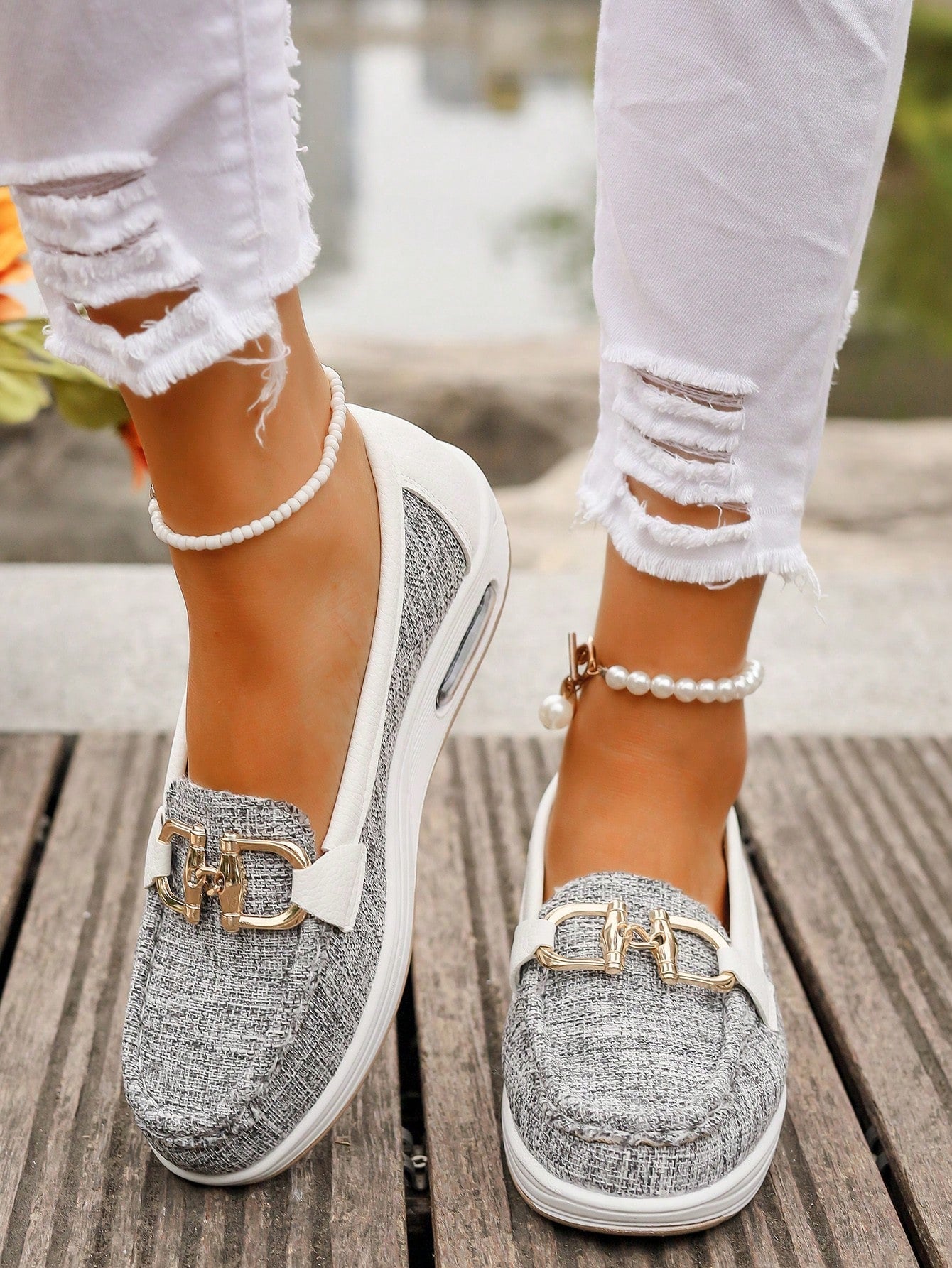 Annett | Elegante Damen-Loafer mit Schnalle und Komfortsohle