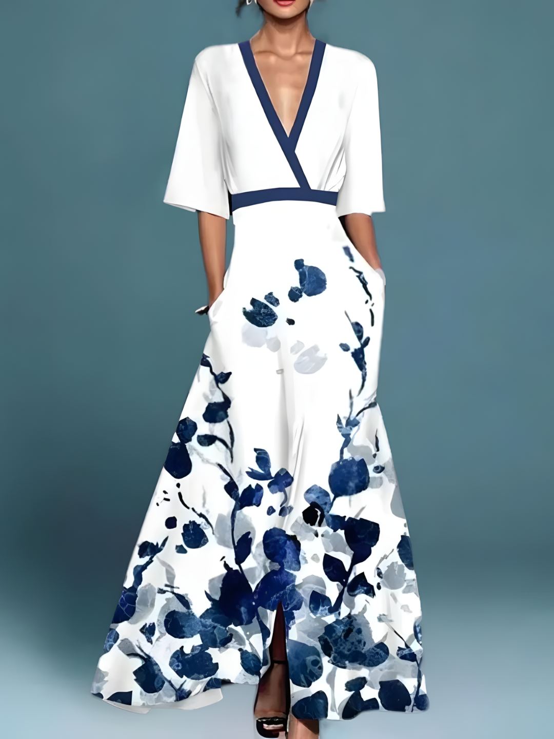 Laura | Zeitloses und elegantes Blumenkleid