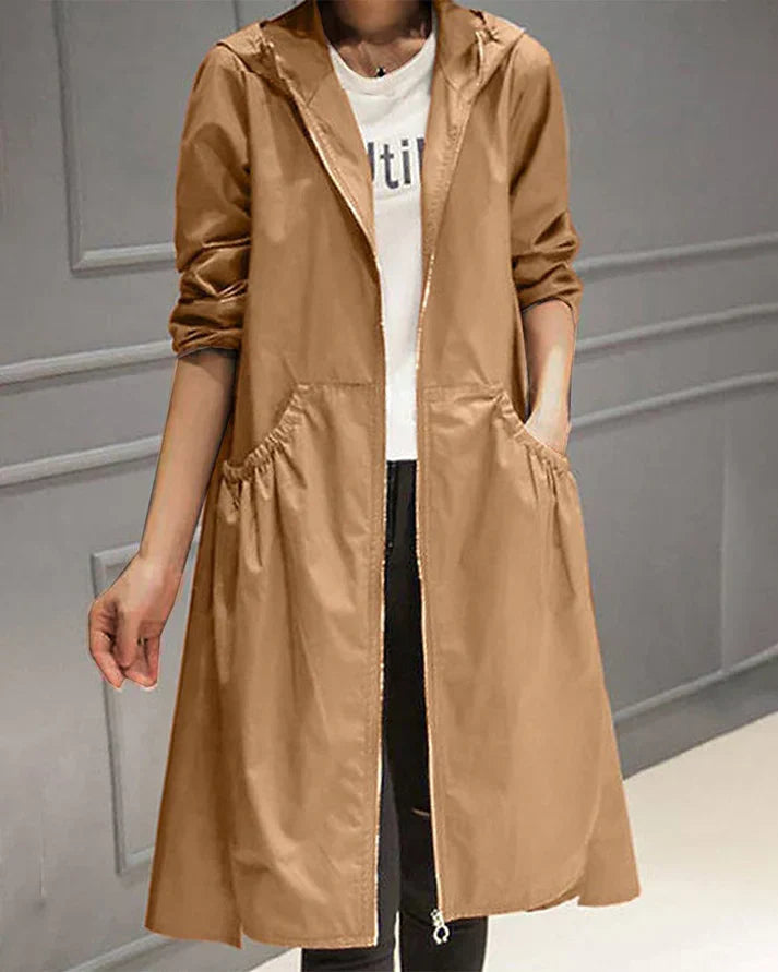 Fuchs | Elegante Langer Damenjacke Stil Modern