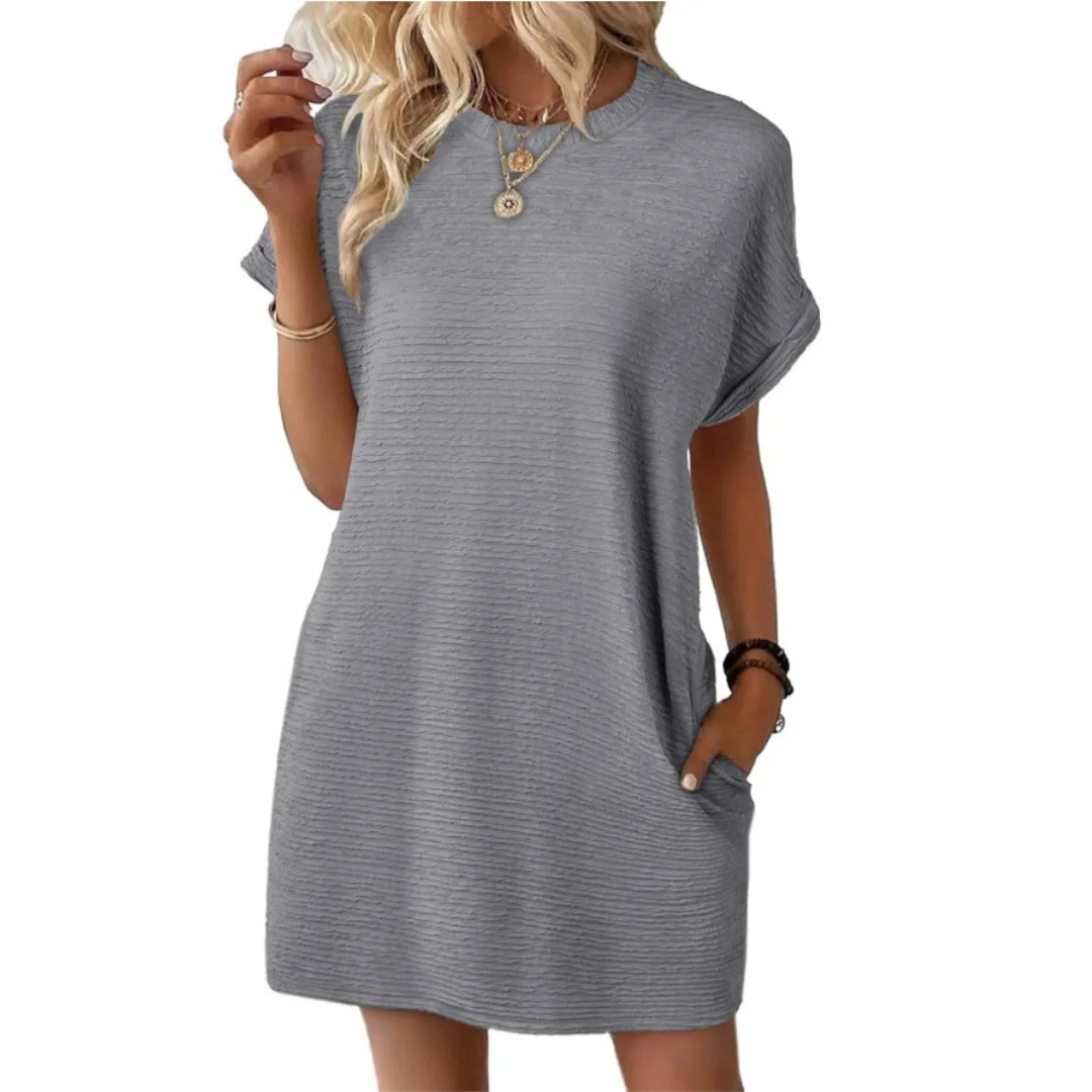 Christin | Lässiges Sommer-T-Shirt-Kleid mit Komfort & Stil