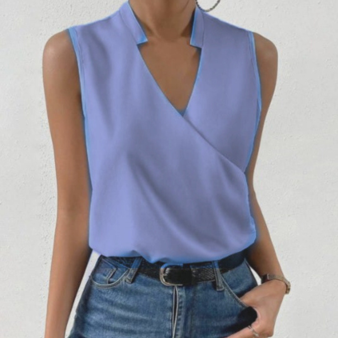 Hannah | Sommerliches Damen-Top V-Ausschnitt