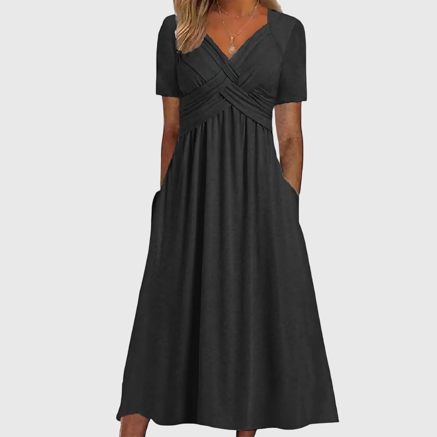 Isabella | Elegantes Midikleid mit integriertem Shape-Effekt