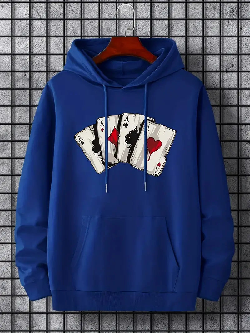 Leon | Moderner Herren Hoodie Karten Gestaltung