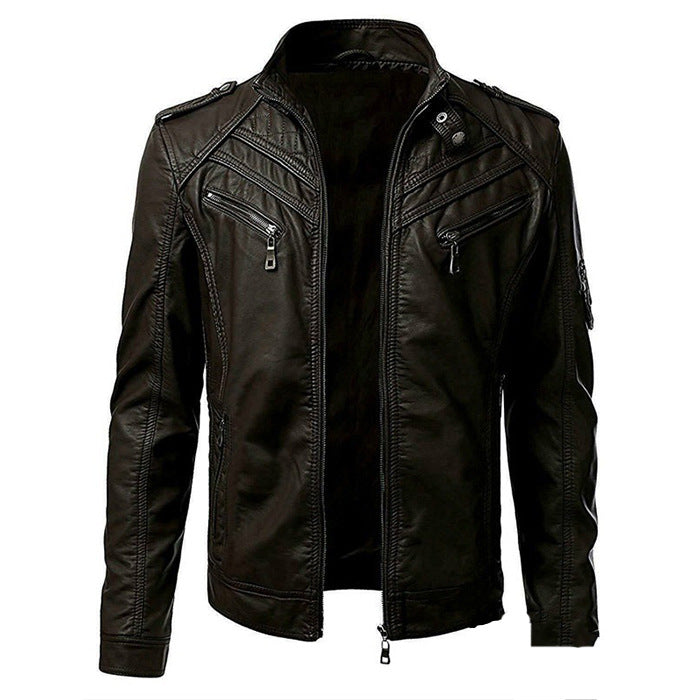 Aaron | Stilvolle und Bequeme Lederjacke