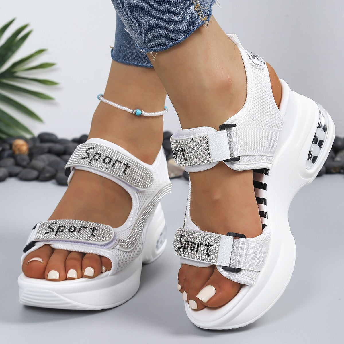 Lina | Orthopädische Keilabsatz-Sandalen