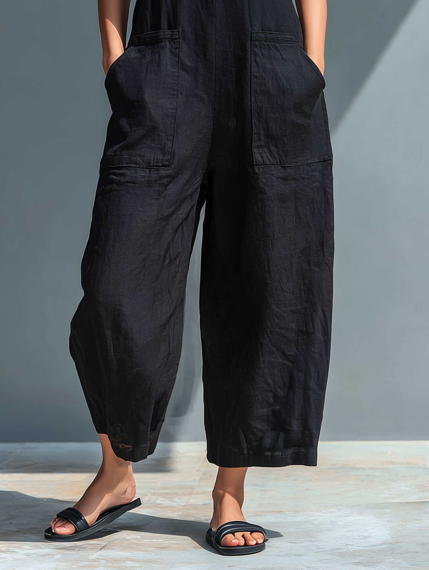 Jessica | Zeitloser und eleganter ärmelloser Jumpsuit