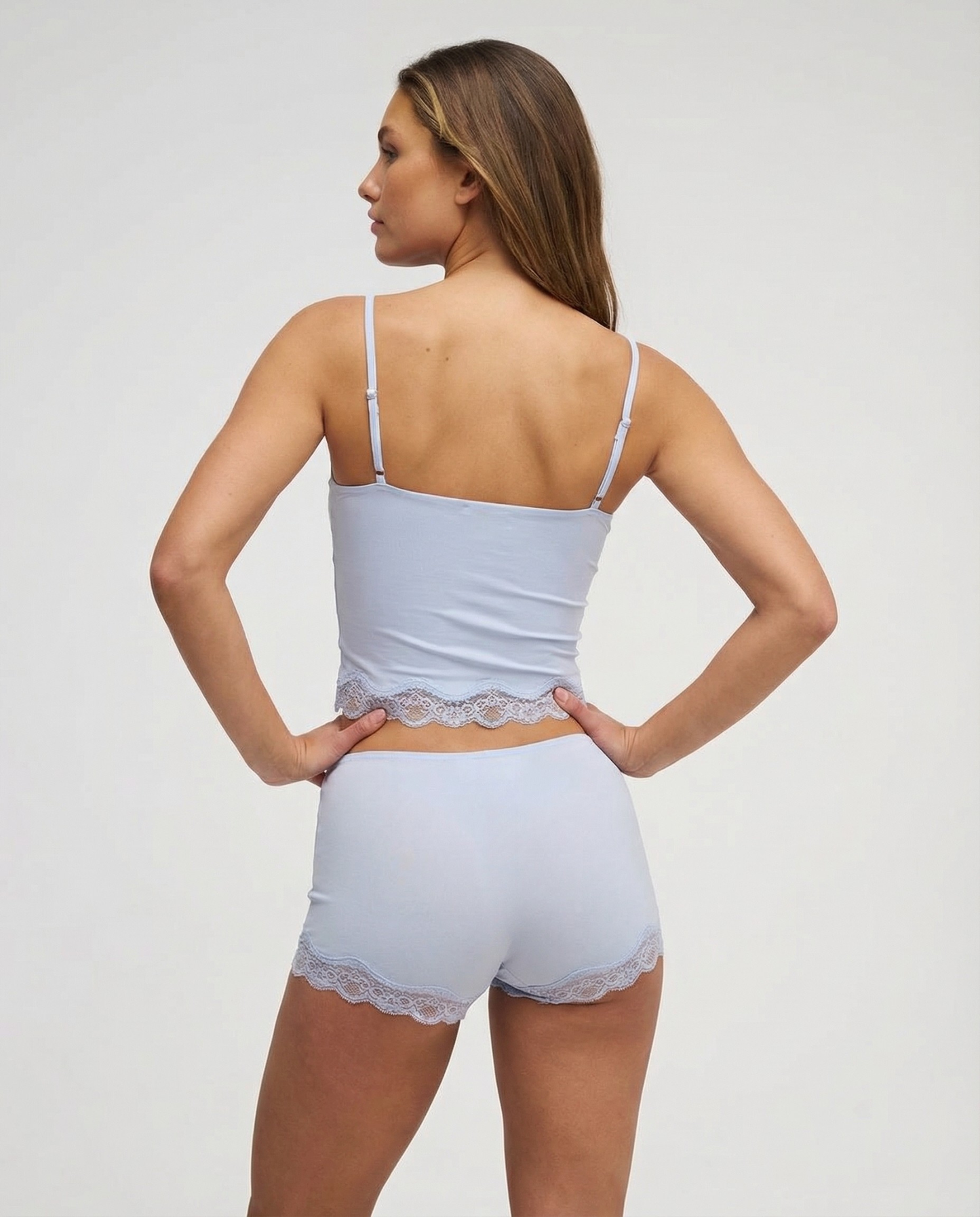 Doreen | Leichtes Loungewear-Set für Damen mit Spitzenbesatz