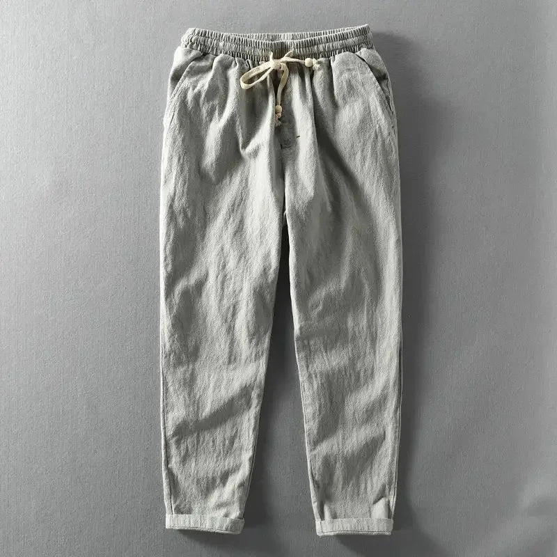 Luca | Atmungsaktive und stilvolle Sommer Leinenhose