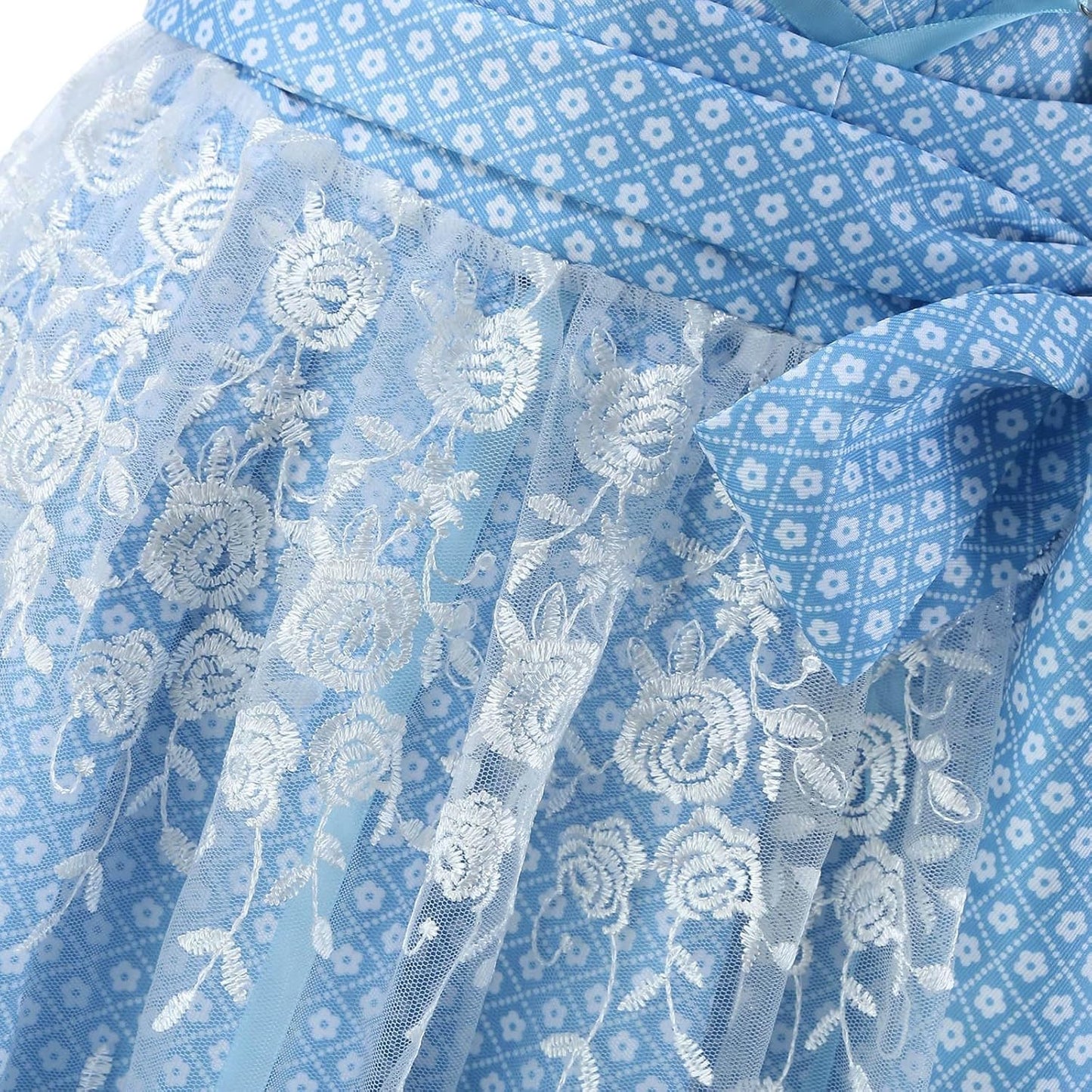 Andrea | Elegantes Kleid mit Blumenstickerei