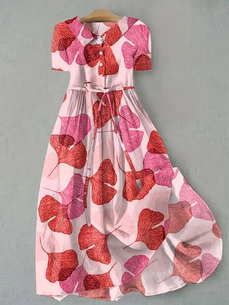 Leni | Florales Sommerkleid stilvoll und bequem