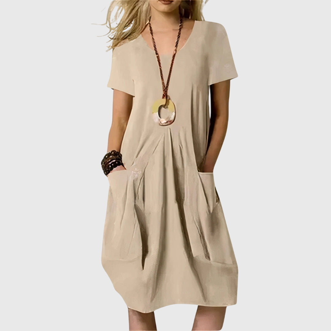Luviaren™ | A-Linien Kleid mit Taschen