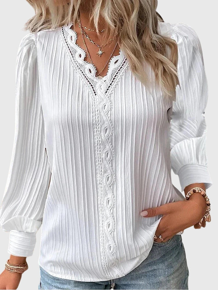 Aurelis™ | Taillierte Pullover-Bluse