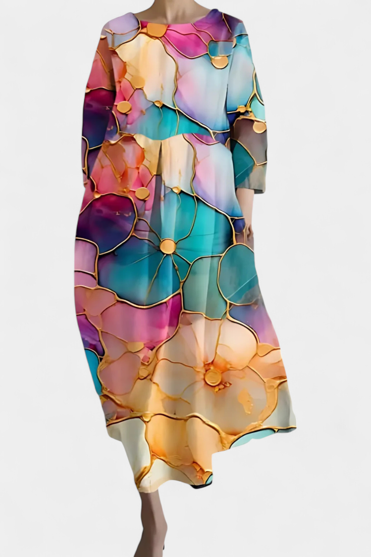 Sternberg™ | Fließendes Sommerkleid mit V-Ausschnitt