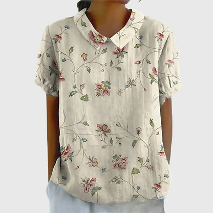 Aureliah™ | Damen Bluse mit Blumenmuster