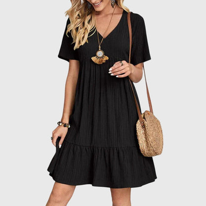 Luviaren™ | Damen Kleid Auri mit femininer Schnittführung