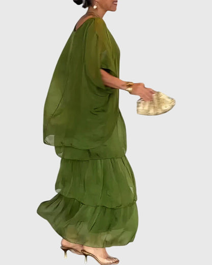 Aurelis™ | Fließendes Damen Maxikleid