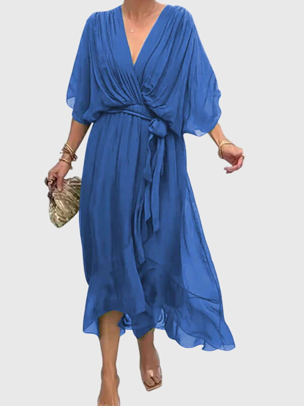 Luviaren™ | Damen Kleid Daisy mit V-Ausschnitt
