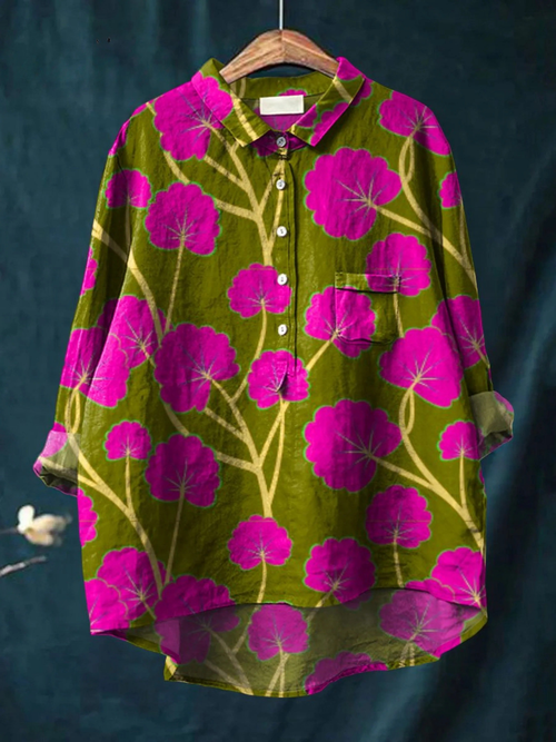 Luviaren™ | Damen Freizeitshirt mit Blumenmuster