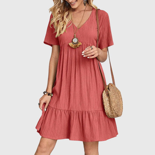 Luviaren™ | Damen Kleid Auri mit femininer Schnittführung