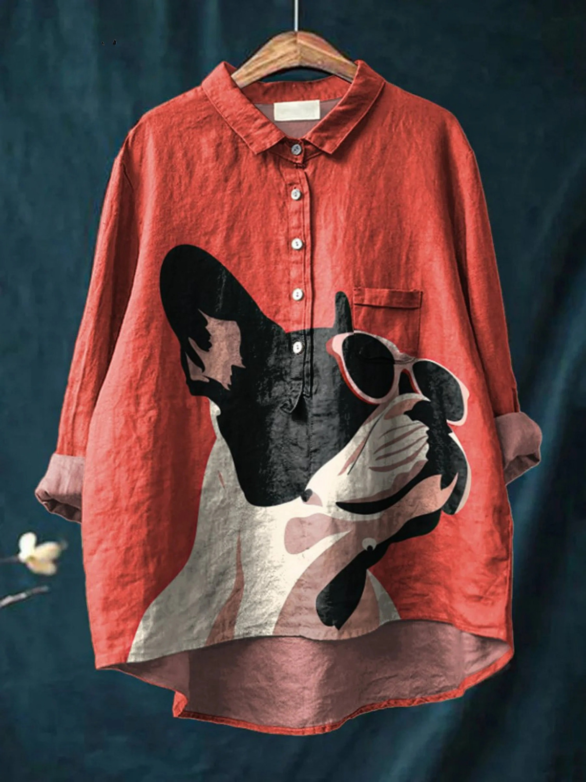 Aurelis™ | Freizeitshirt mit Französische Bulldogge Motiv