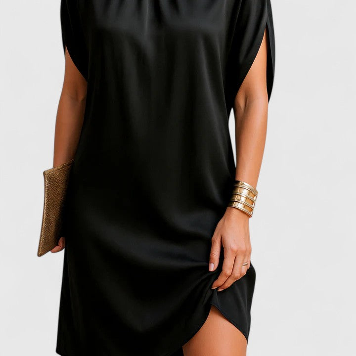 Luviaren™ | Damen Kleid mit V-Ausschnitt und gerader Passform