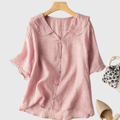 Aurelis™ | Damen Bluse Holly mit geradem Schnitt