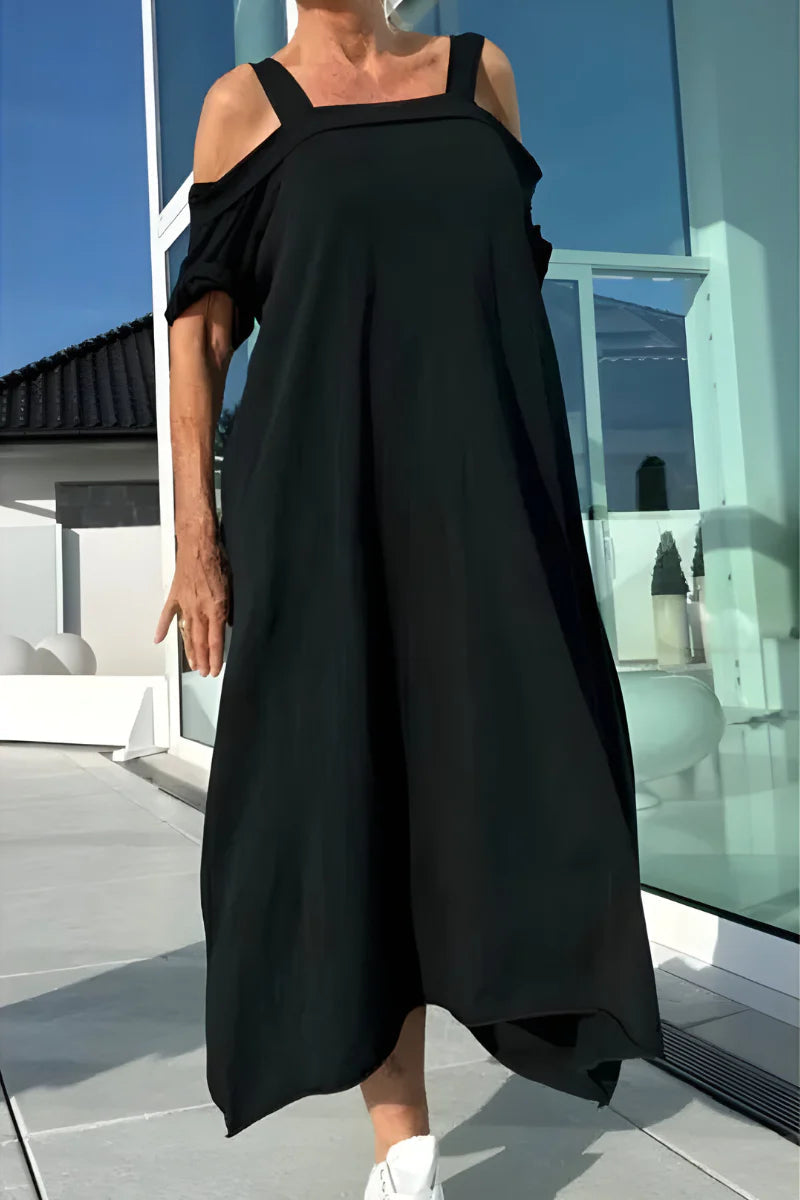 Aurelis™ | Langes Off-Shoulder Sommerkleid