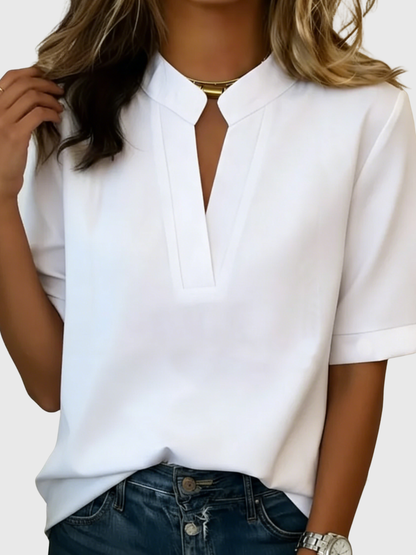 Aurelis™ | Damenbluse Loise mit raffiniertem Kragen