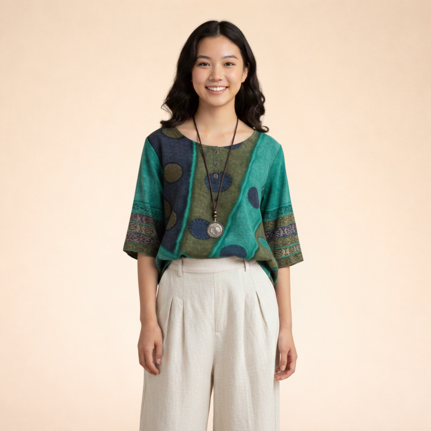Katrin | Stilvolles und vielseitiges Boho-Oberteil