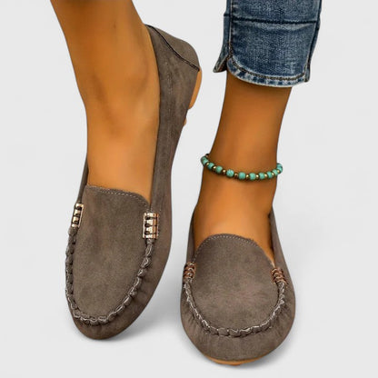 Kalthenn™ | Orthopädische Damen Slipper mit Metallakzenten