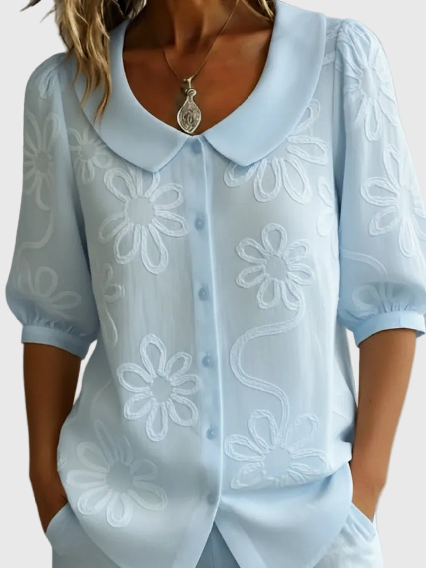 Aurelis™ | Damen Bluse Vinica mit Blumenmuster