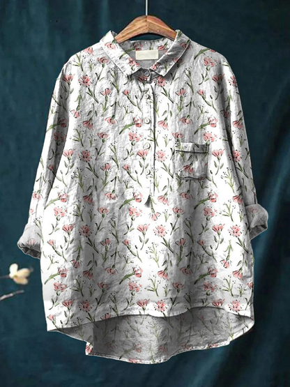 Luviaren™ | Damen Shirt mit Blumenmuster