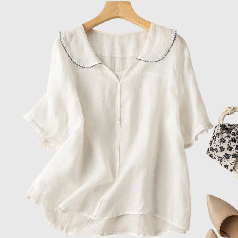 Aurelis™ | Damen Bluse Holly mit geradem Schnitt