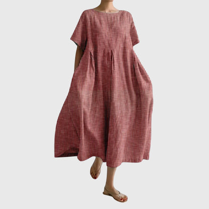 Stellavie™ | Langes Streifenkleid mit lockerem Schnitt