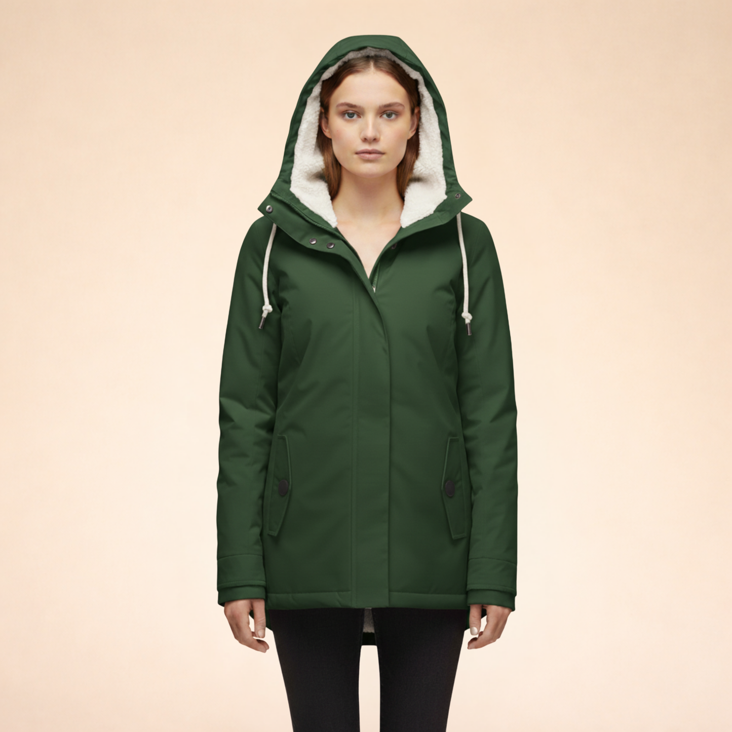 Lena | Wasserdichte warme und stylische Winterjacke