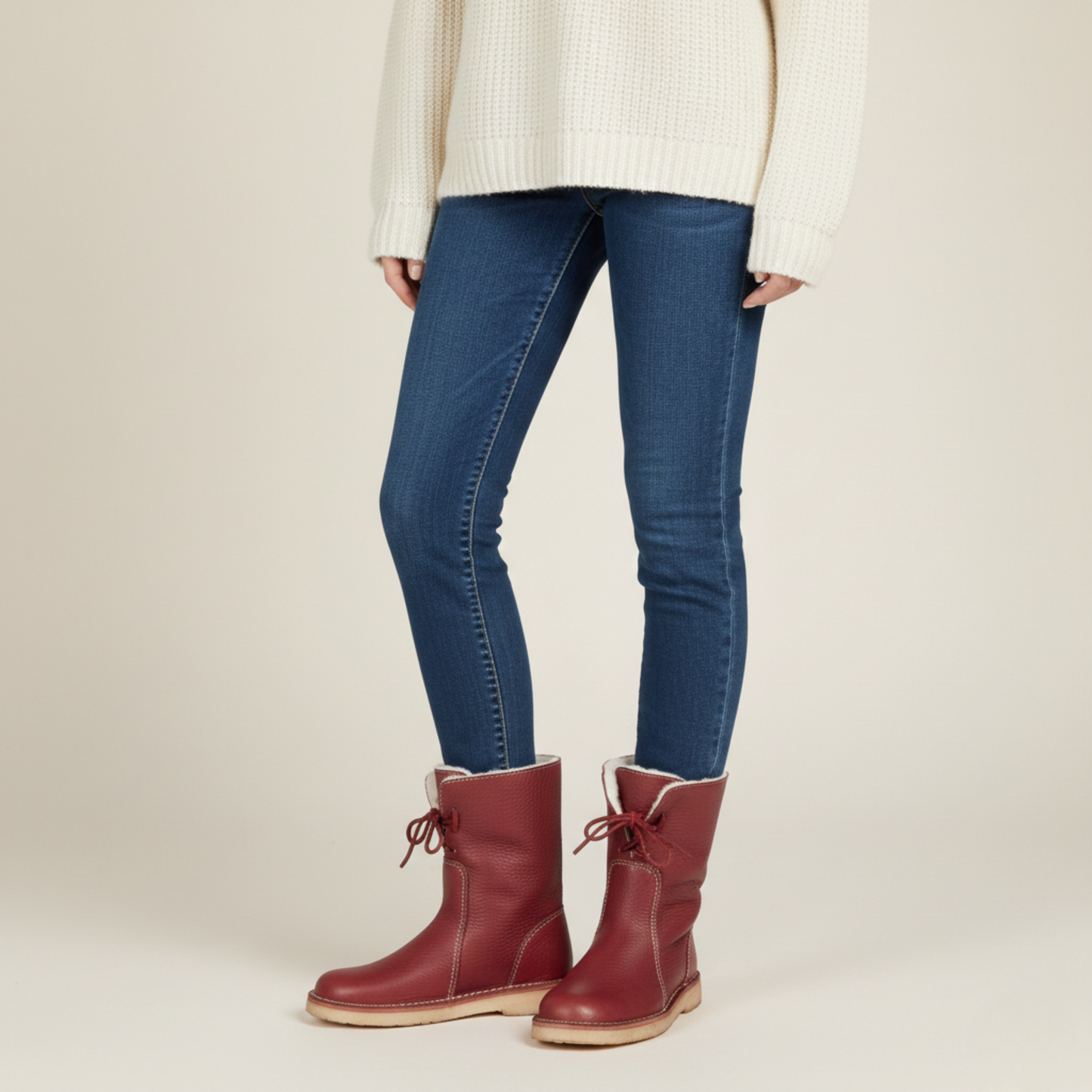 Janina | Elegante gefütterte Winterstiefel