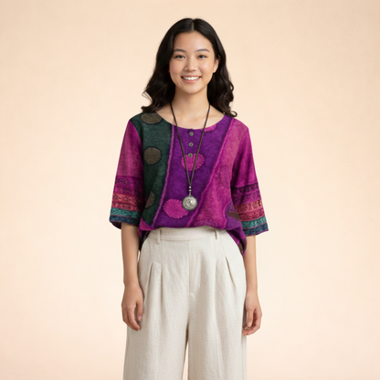 Katrin | Stilvolles und vielseitiges Boho-Oberteil