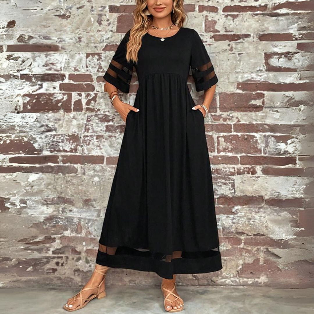 Aurelis™ | Midi-Kleid mit Empire-Taille