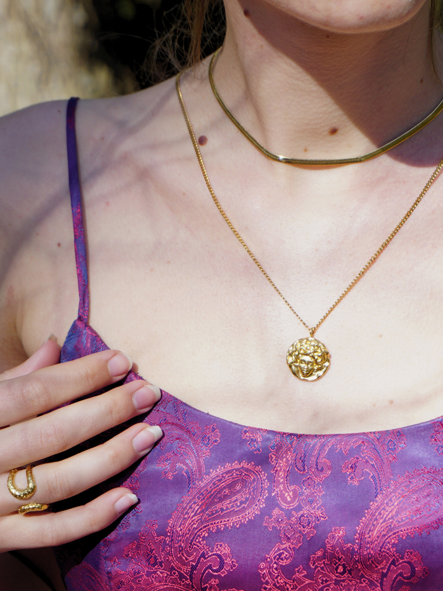 Aurelis™ | Medusa Halskette aus Edelstahl mit 18k Gold Beschichtung