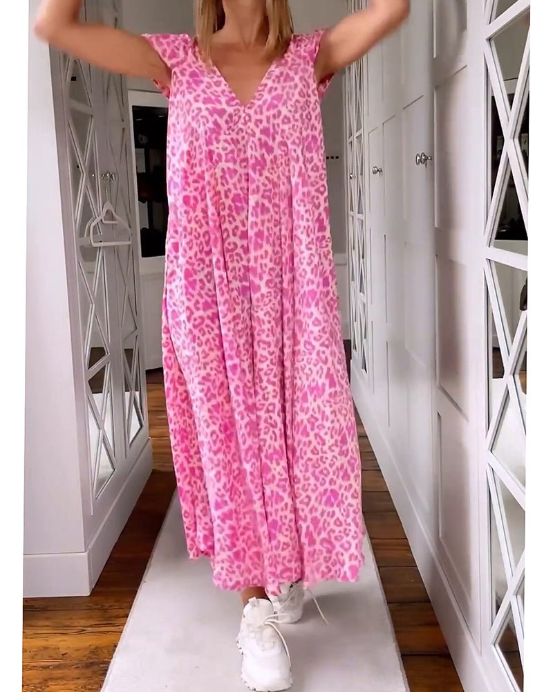 Luviaren™ | Elegantes Maxikleid mit V-Ausschnitt