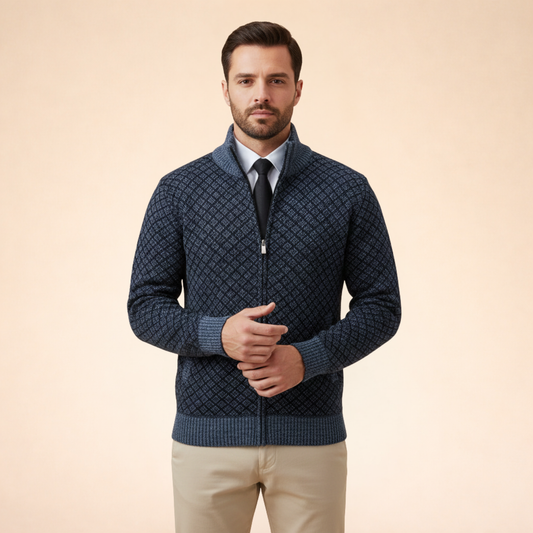 Kevin | Klassischer Stil Strickpullover
