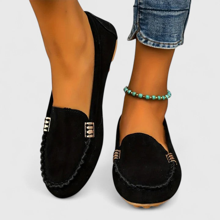 Kalthenn™ | Orthopädische Damen Slipper mit Metallakzenten
