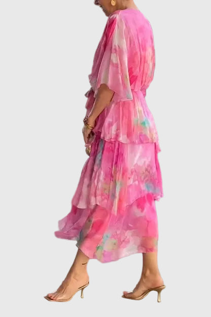 Aurelia™ | Fließendes Bohemian Maxikleid