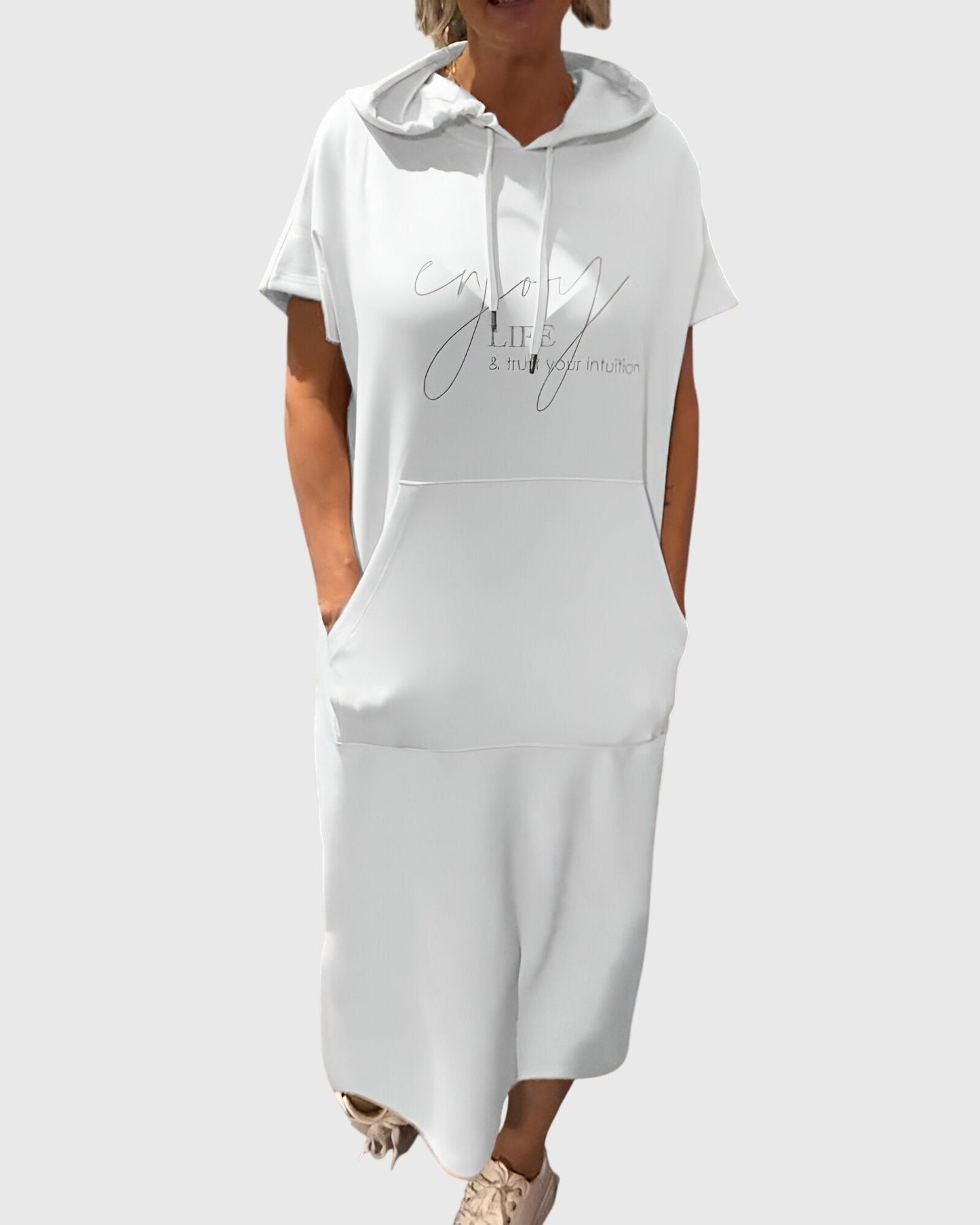 Veldora™ | Hoodie-Kleid mit Kapuze und Taschen